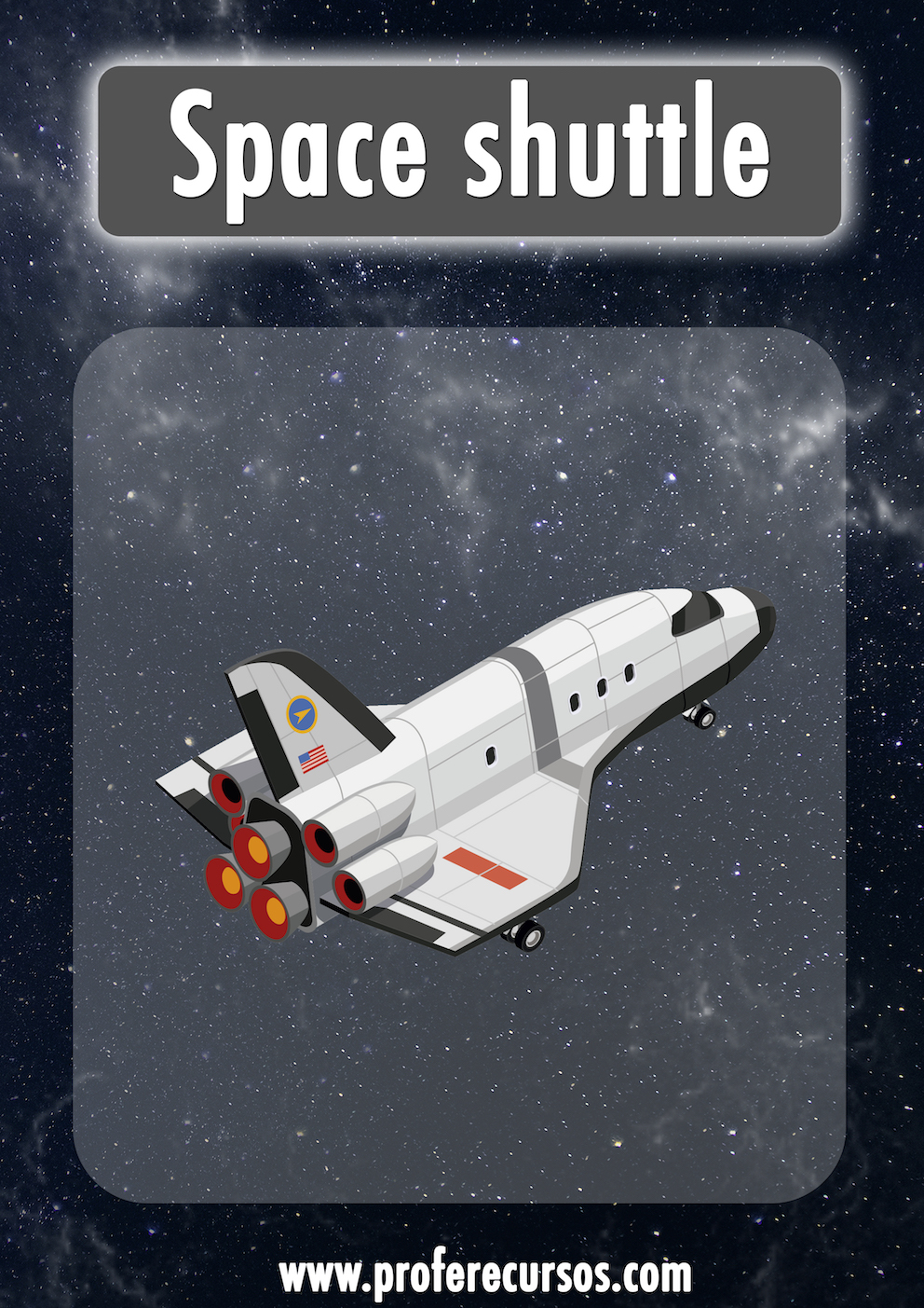 Space Vocabulary Space Shuttle