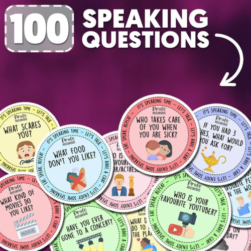 Speaking cards game