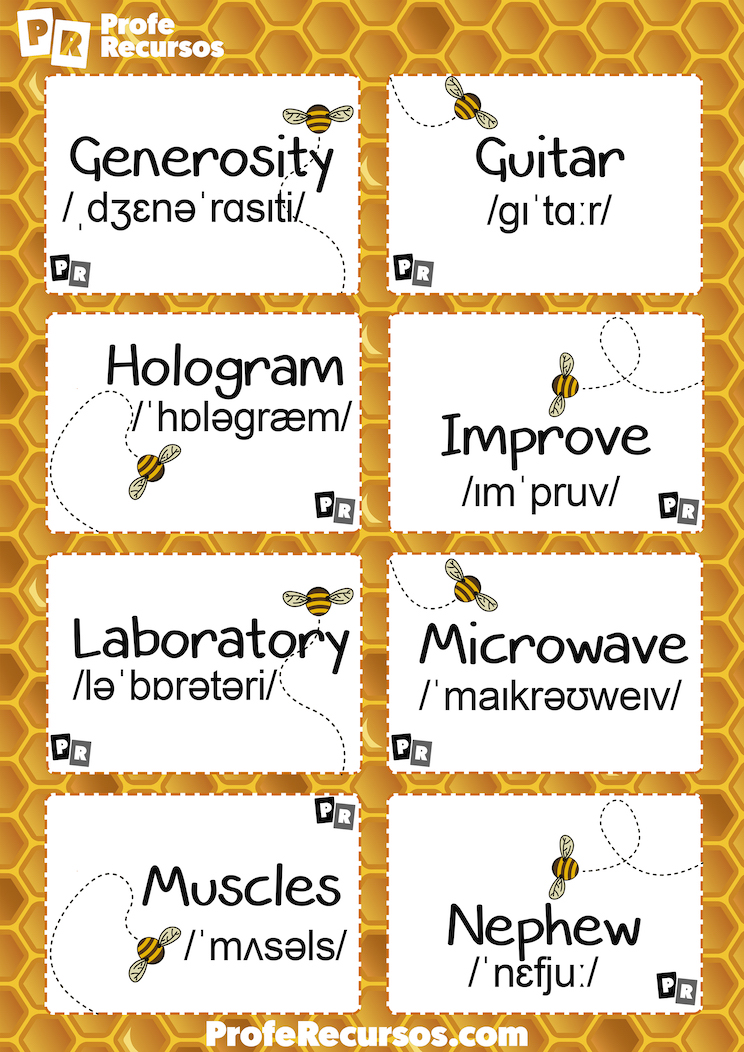 Spelling bee free resource