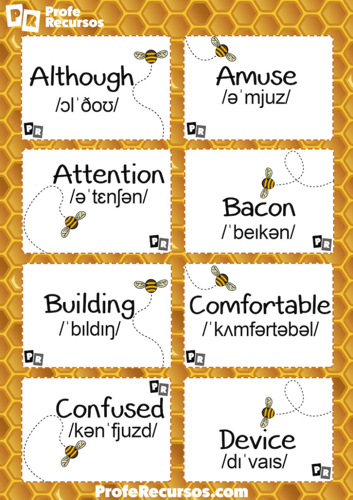 Spelling Bee Free Resources for Kids (Level 3)