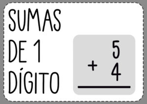 Sumas de 1 digito