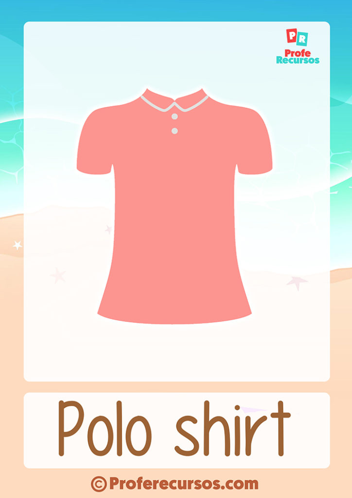 Summer Clothes Flashcards Collection for Primary Kids