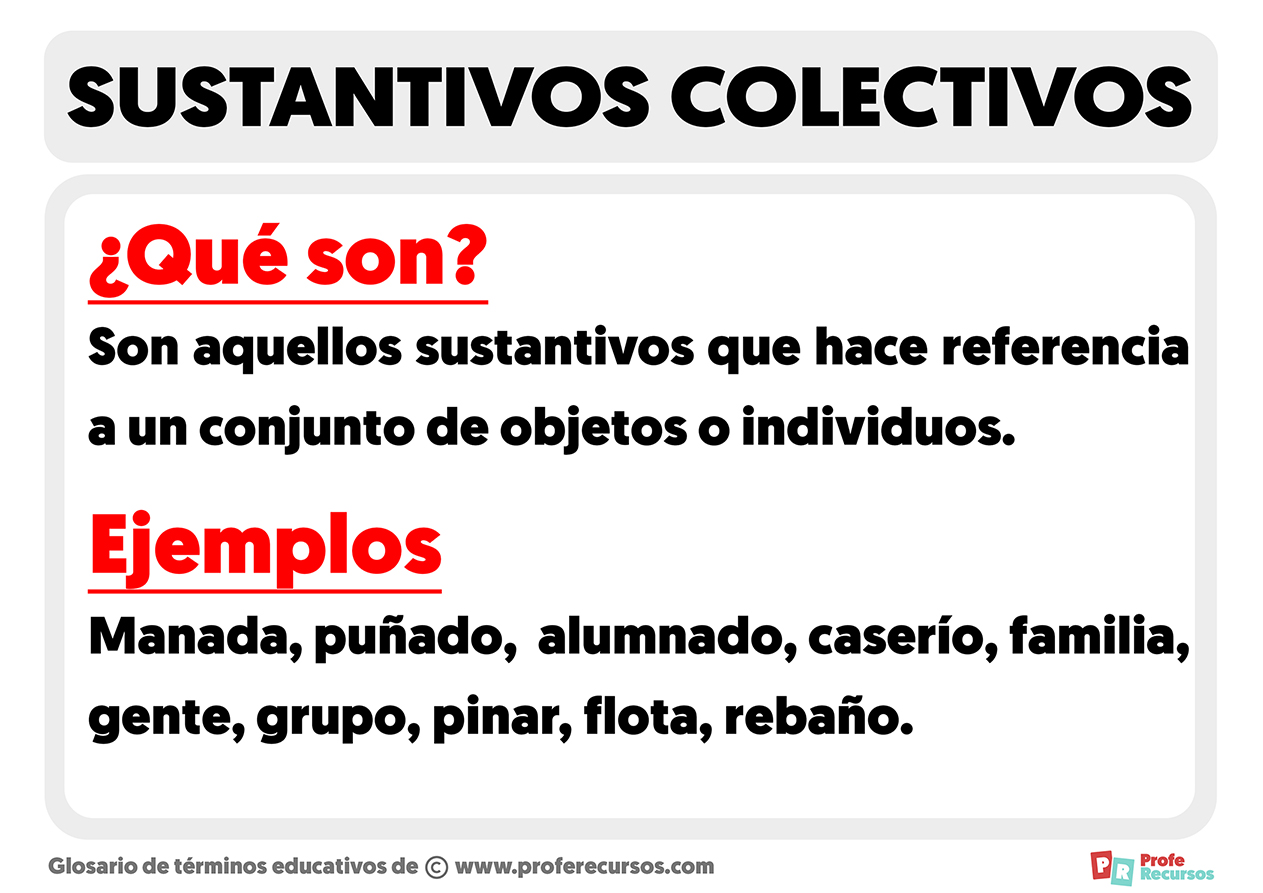 Sustantivos colectivos