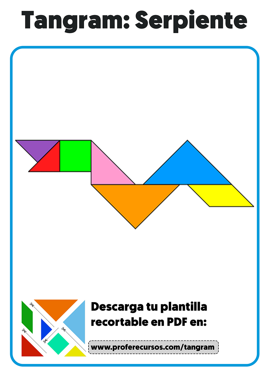 Tangram serpiente