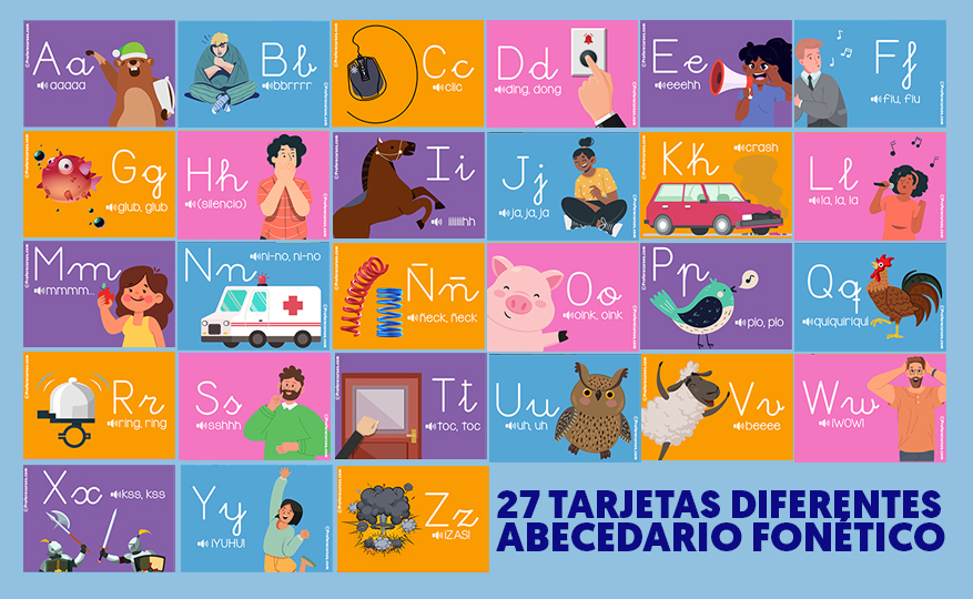 Tarjetas abecedario para niños