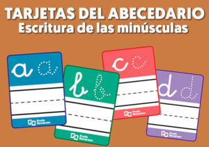 Tarjetas de abecedario minusculas