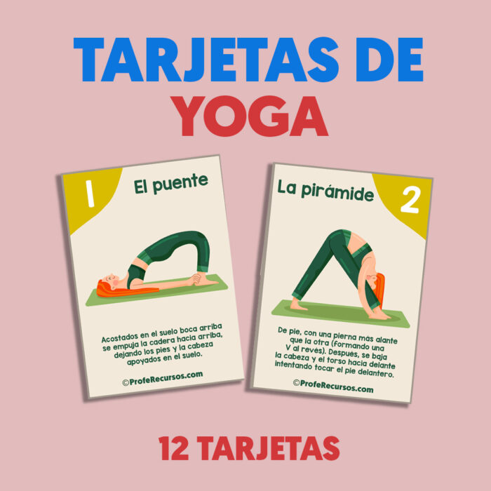 Tarjetas de yoga para niños