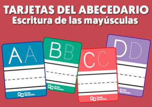 Tarjetas del abecedario en mayuscula