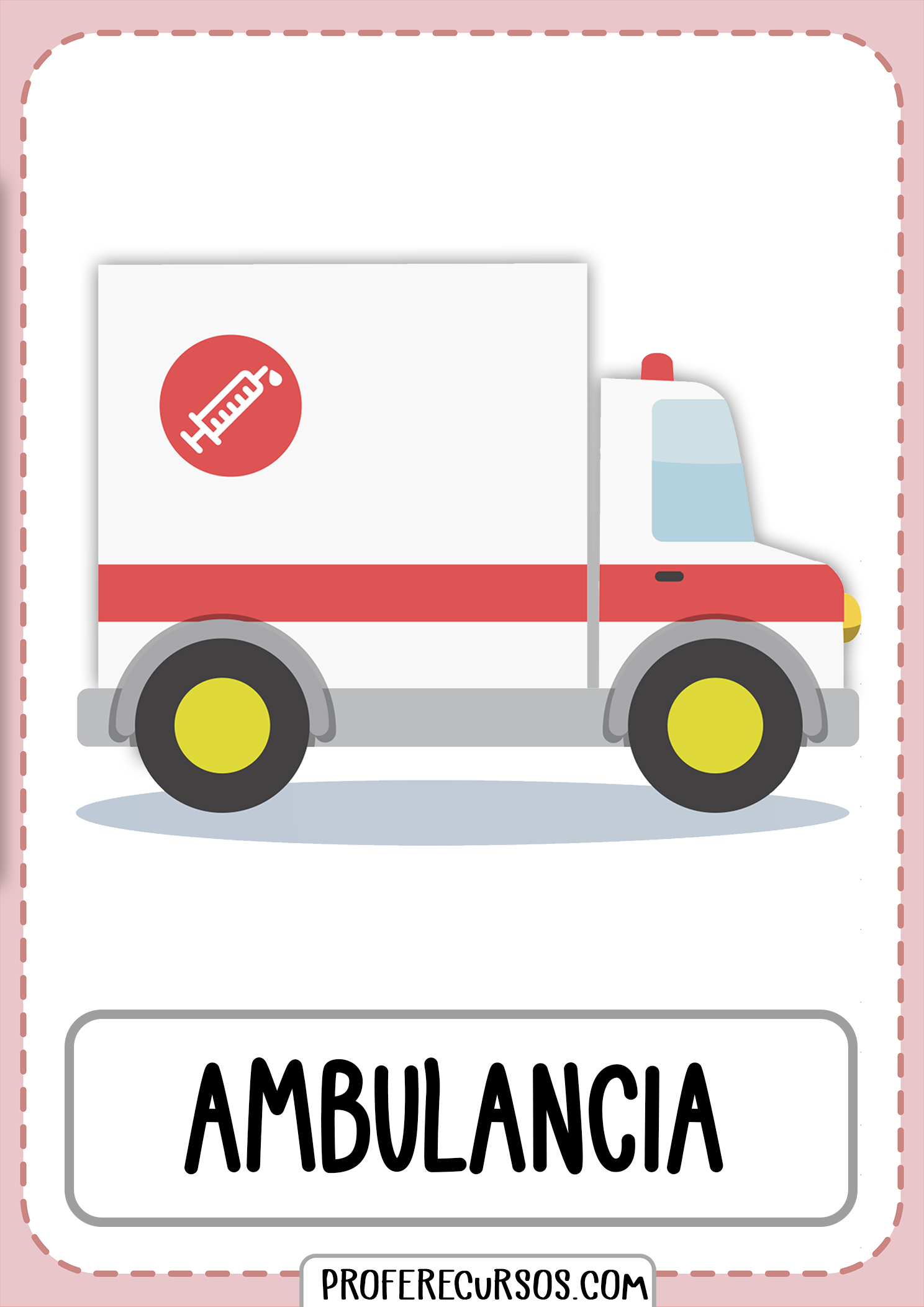 Tarjetas-vocabulario-medios-transporte-ambulancia