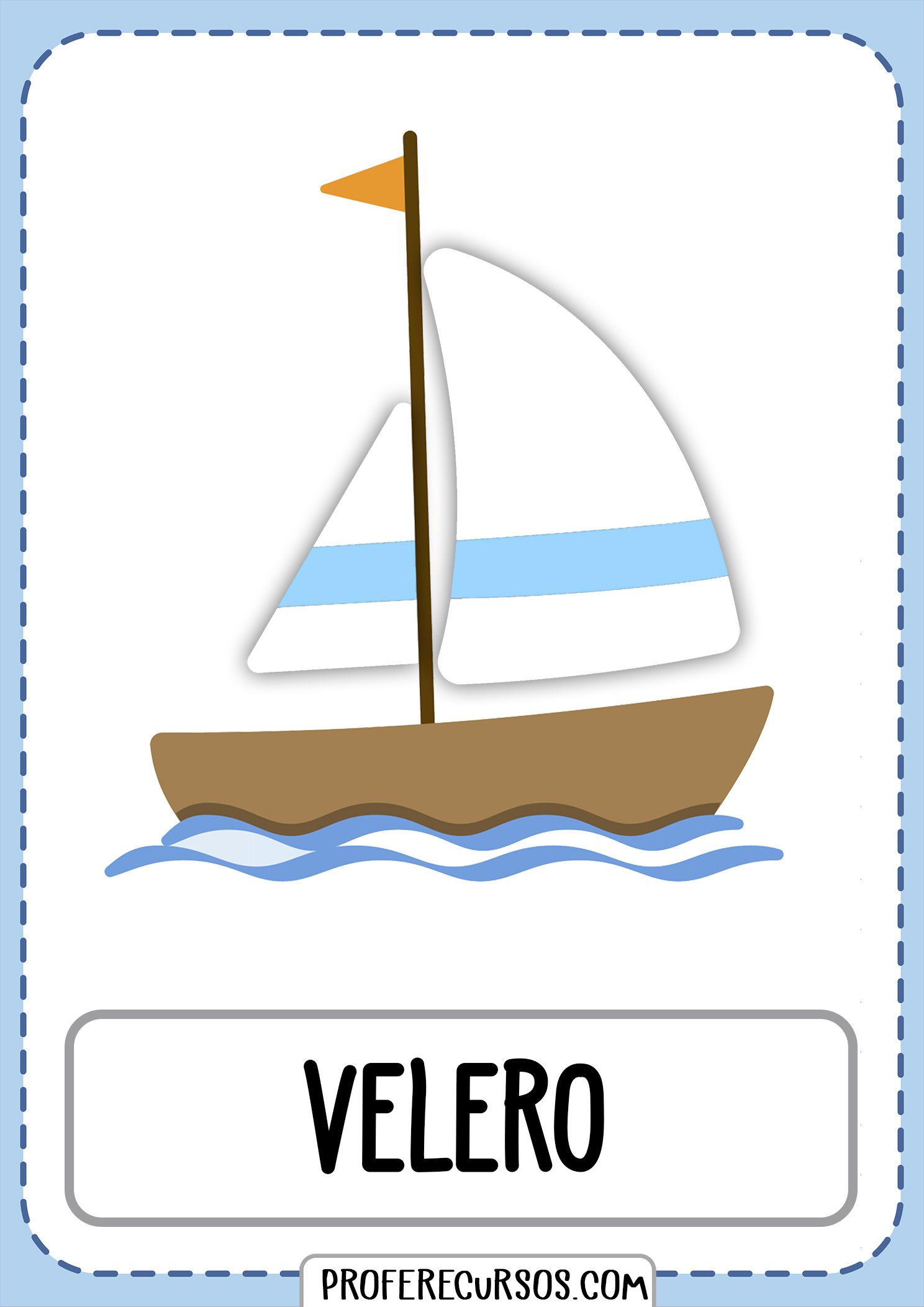 Tarjetas-vocabulario-medios-transporte-barco-velero