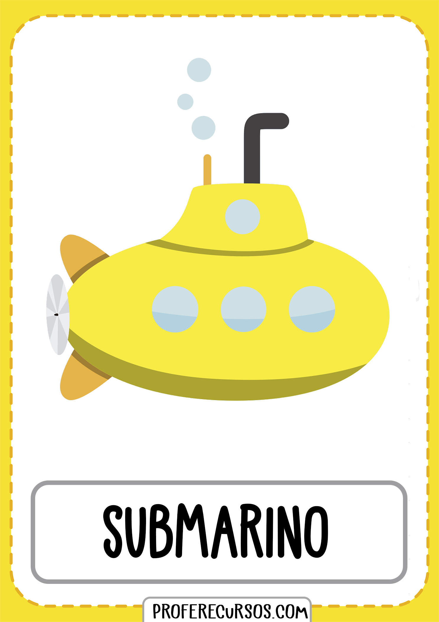 Tarjetas-vocabulario-medios-transporte-submarino