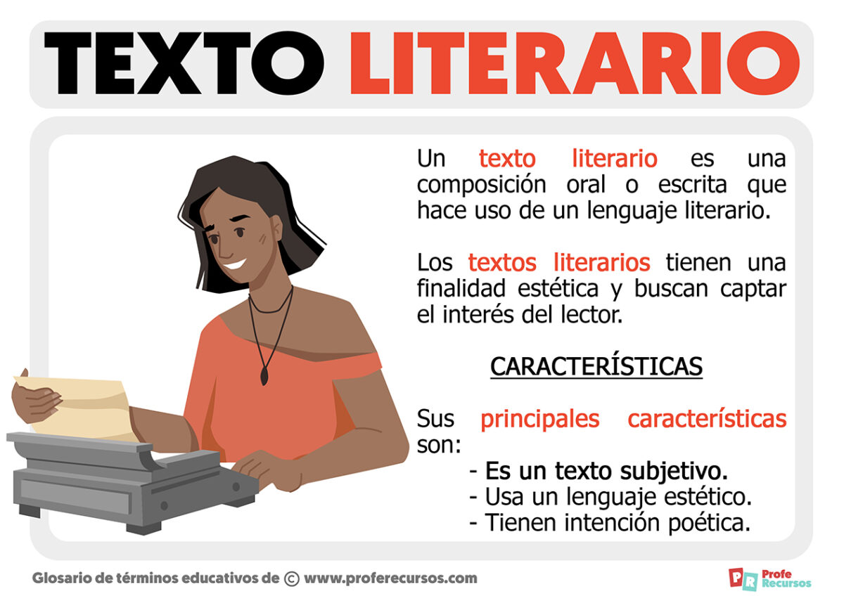 Cuales Son Los Diferentes Tipos De Textos Literarios