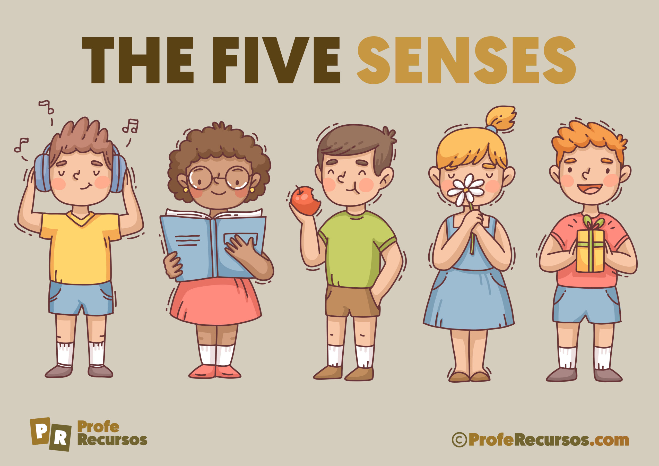 The five senses for kids