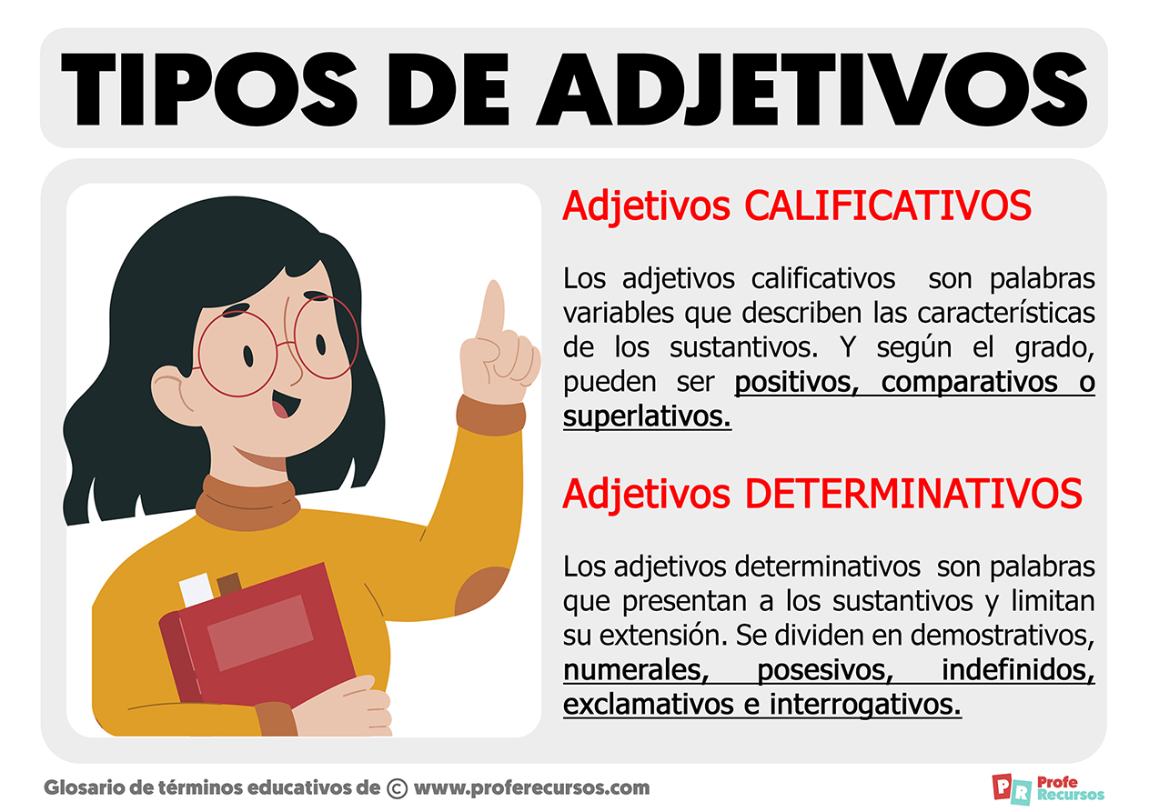 Tipos de adjetivos