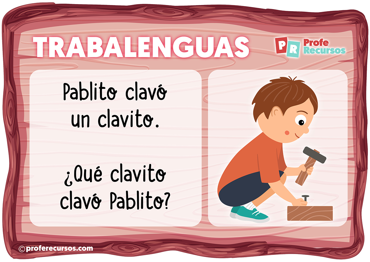 Trabalenguas infantiles para niños