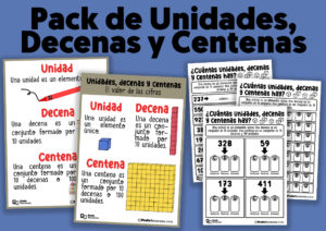 Unidades decenas y centenas