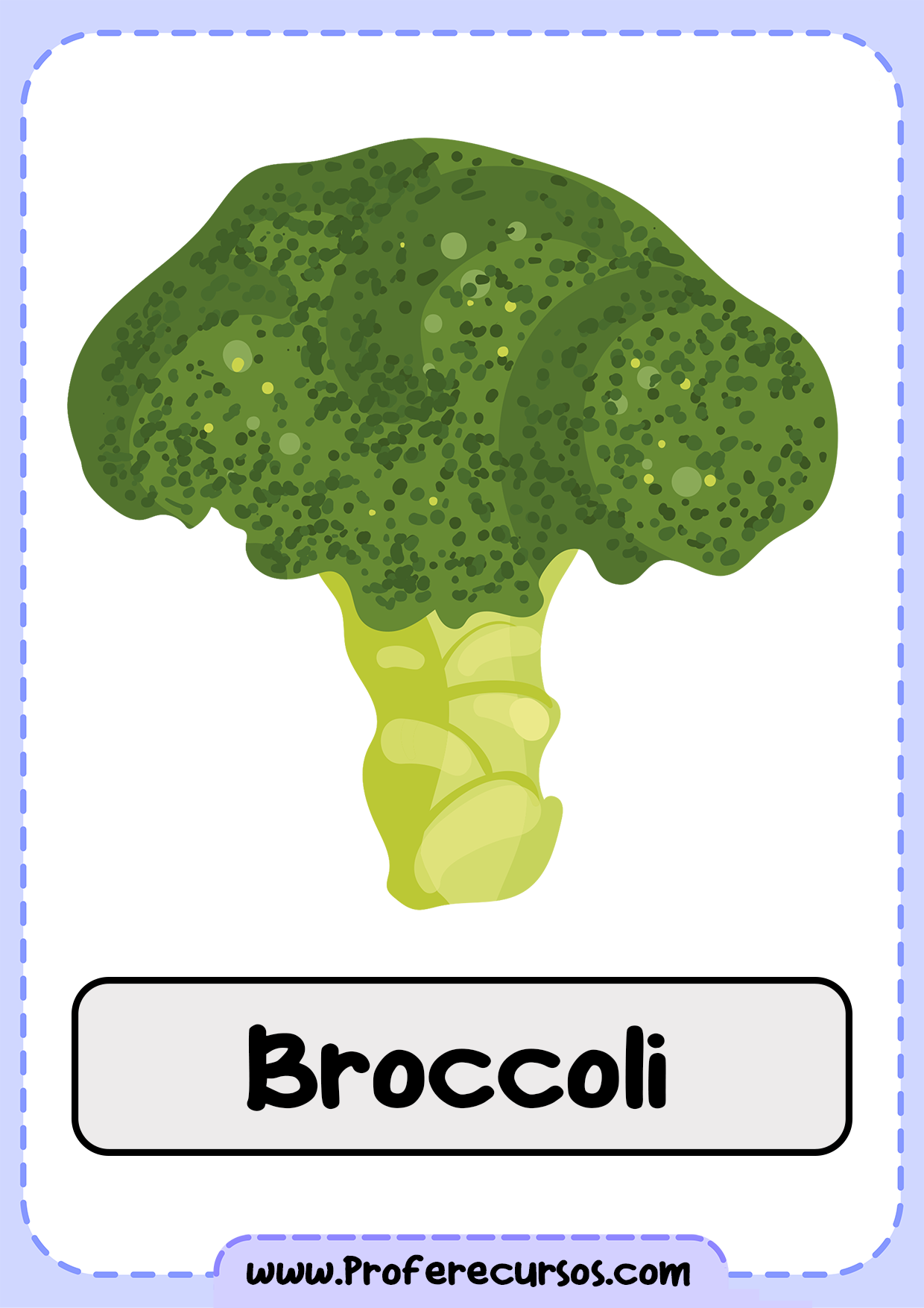 Vegetables-Vocabulary-Broccoli