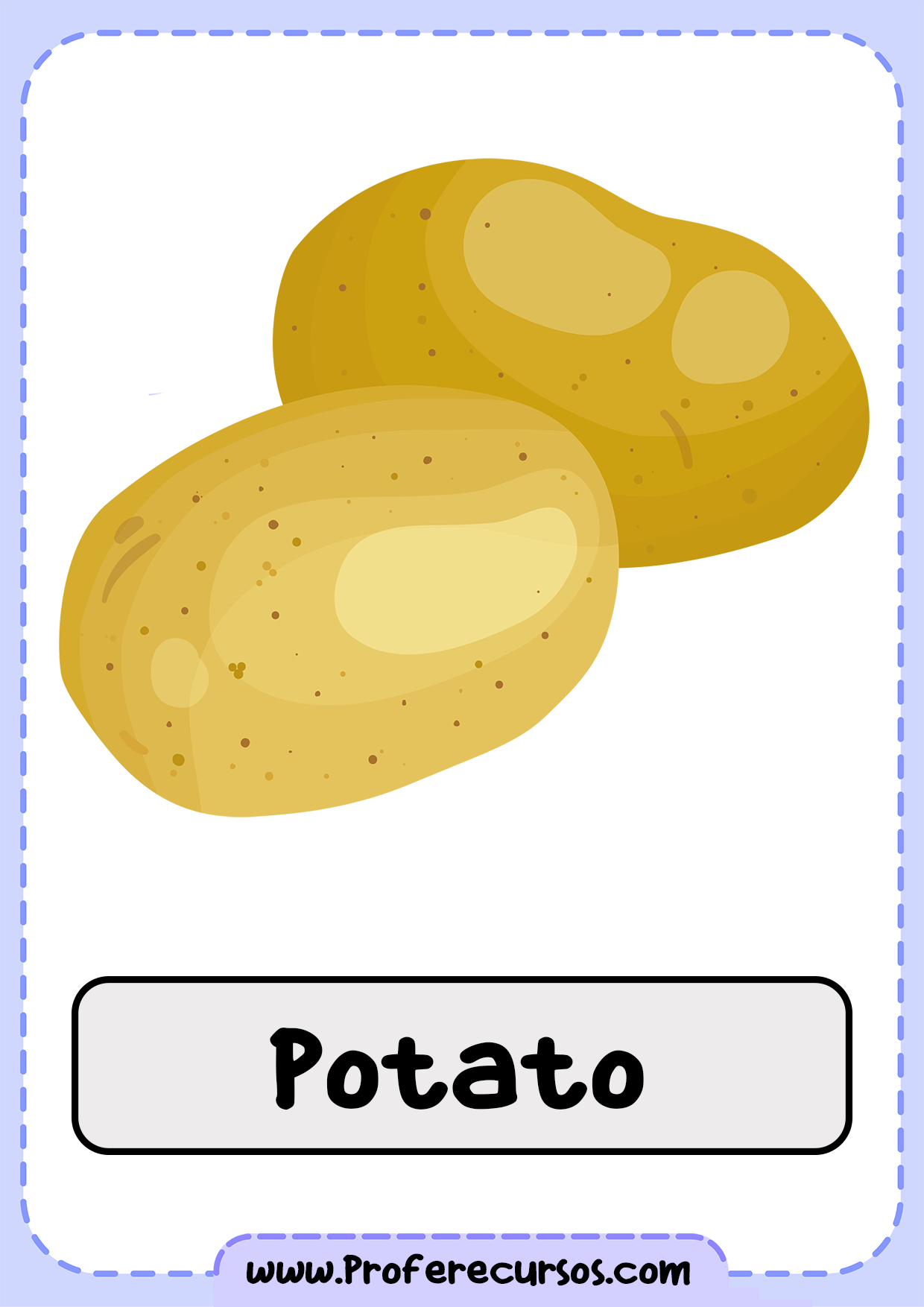 Vegetables-Vocabulary-Potato