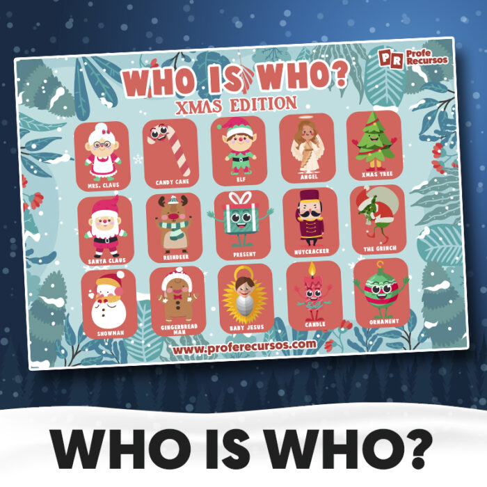 Who is who christmas game