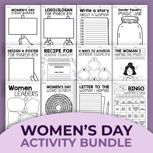 Womens day activity bundle