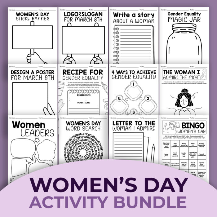 Womens day activity bundle