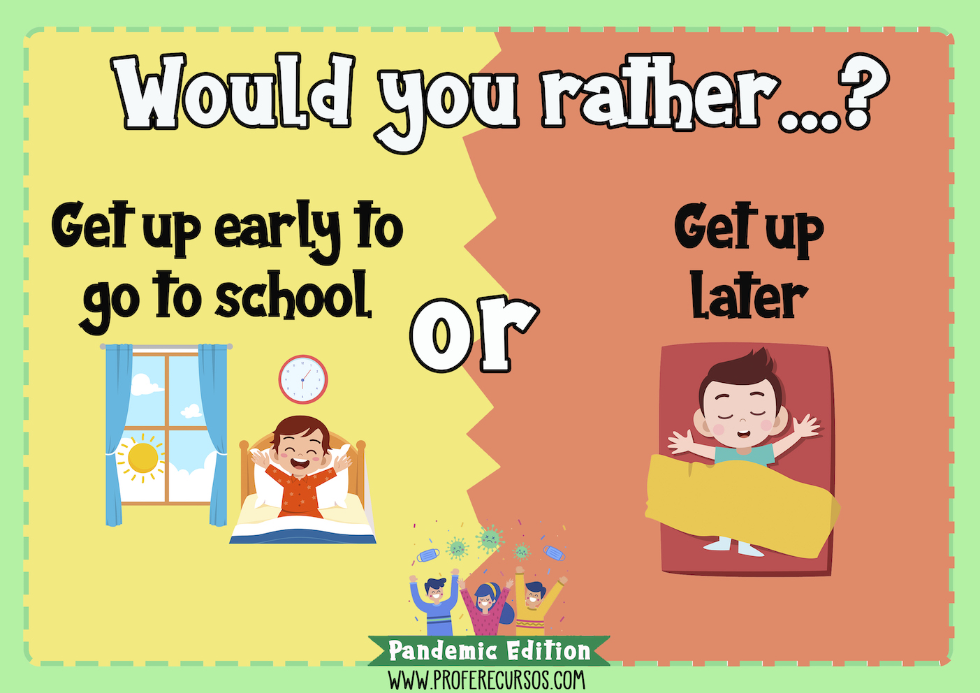 Would you rather speaking game for children