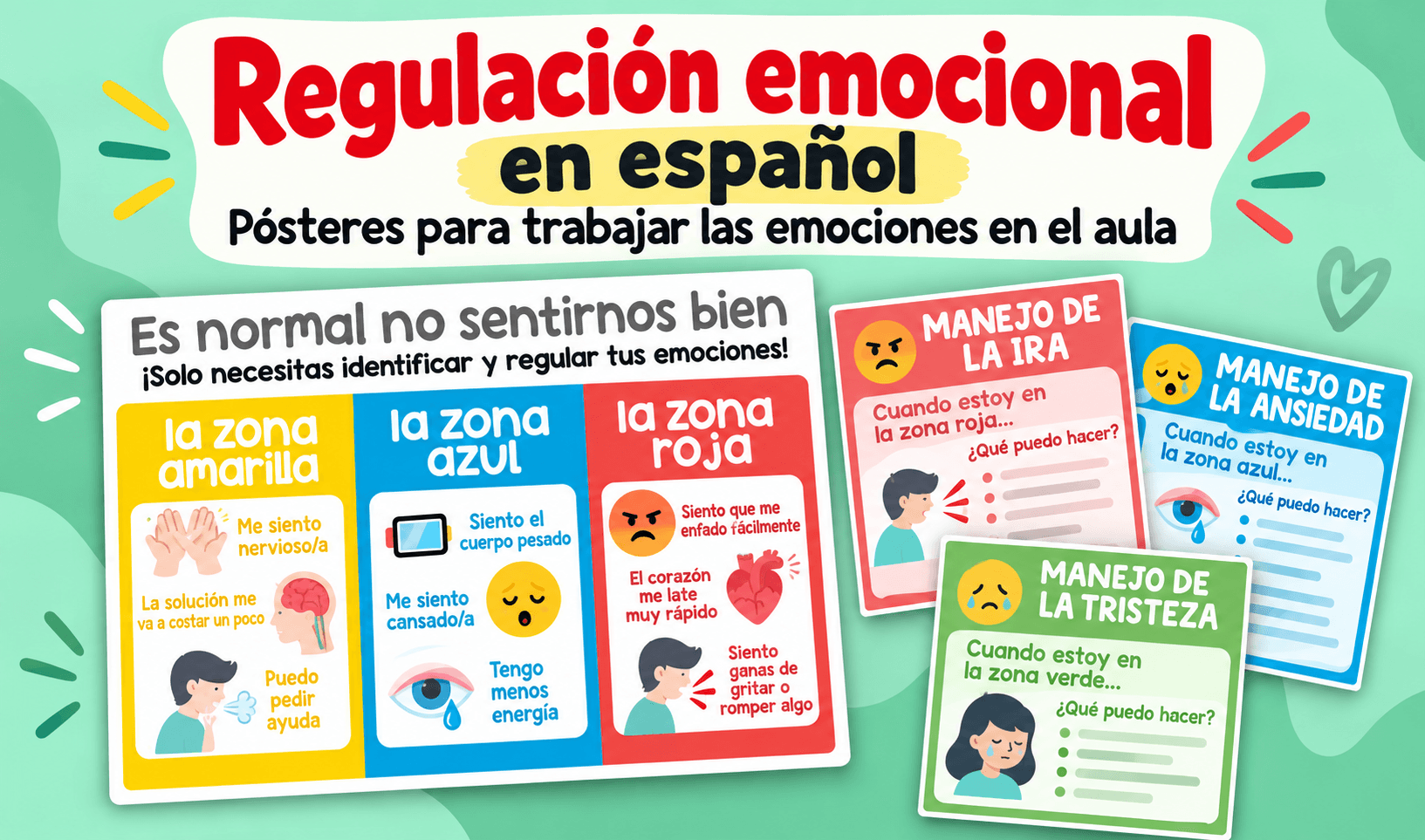 Actividad para la Regulación emocional en el Aula Actividades de vuelta al cole en espanol - Actividad para la Regulación emocional en el Aula