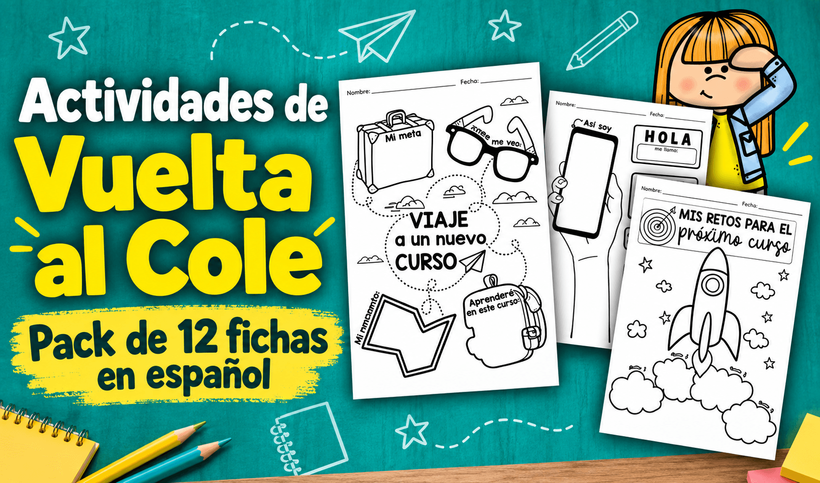Actividades de Vuelta al Cole | Fichas para empezar el curso Actividades de vuelta al cole en espanol - Actividades de Vuelta al Cole | Fichas para empezar el curso