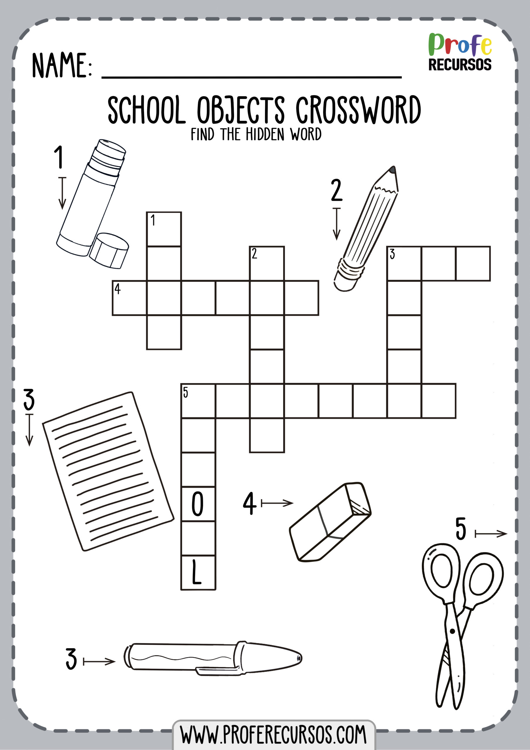 school-vocabulary-worksheet