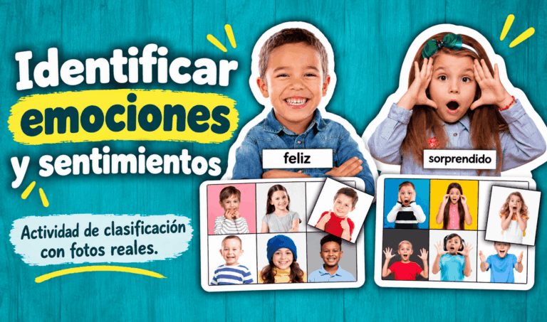 Identificar Emociones y Sentimientos | Actividad de clasificación