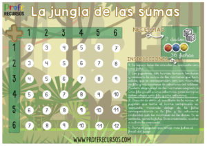 Juego de mates de sumas