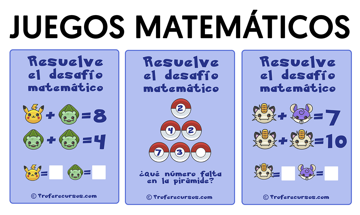 Juegos matematicos para niños