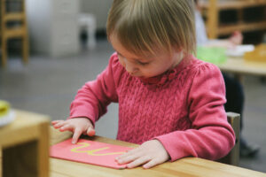 Letras de lija montessori