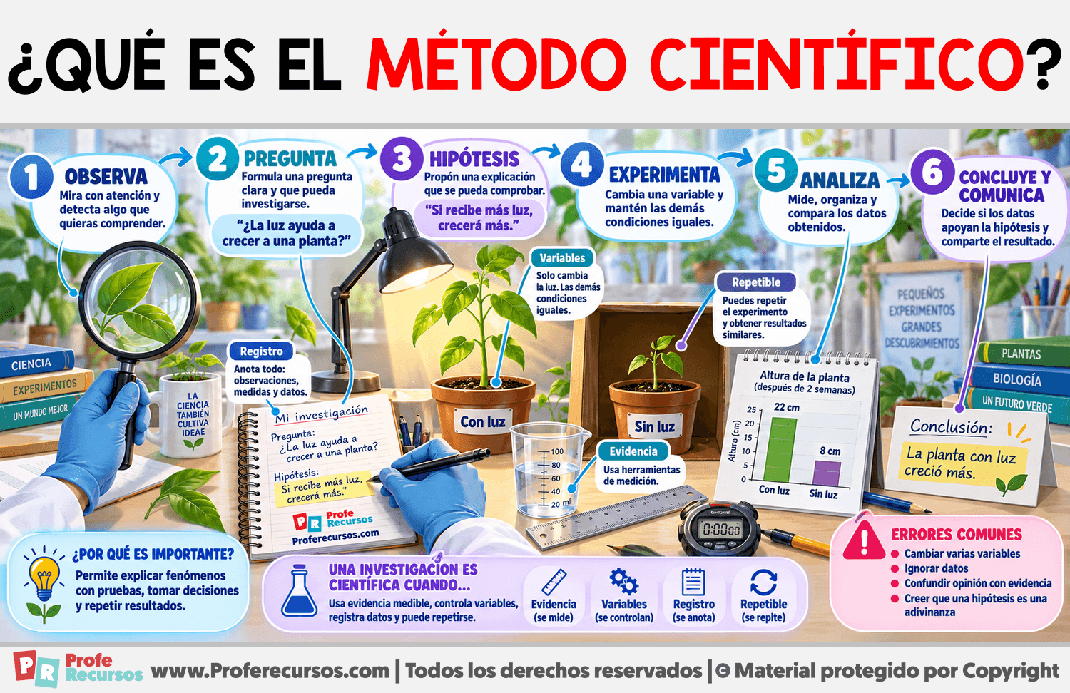 ¿Qué es el Método Científico? Infografia sobre ¿Qué es el Método Científico?
