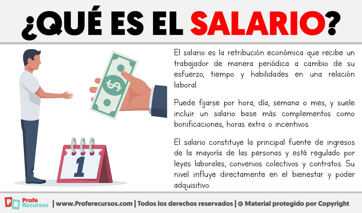 Que es el salario