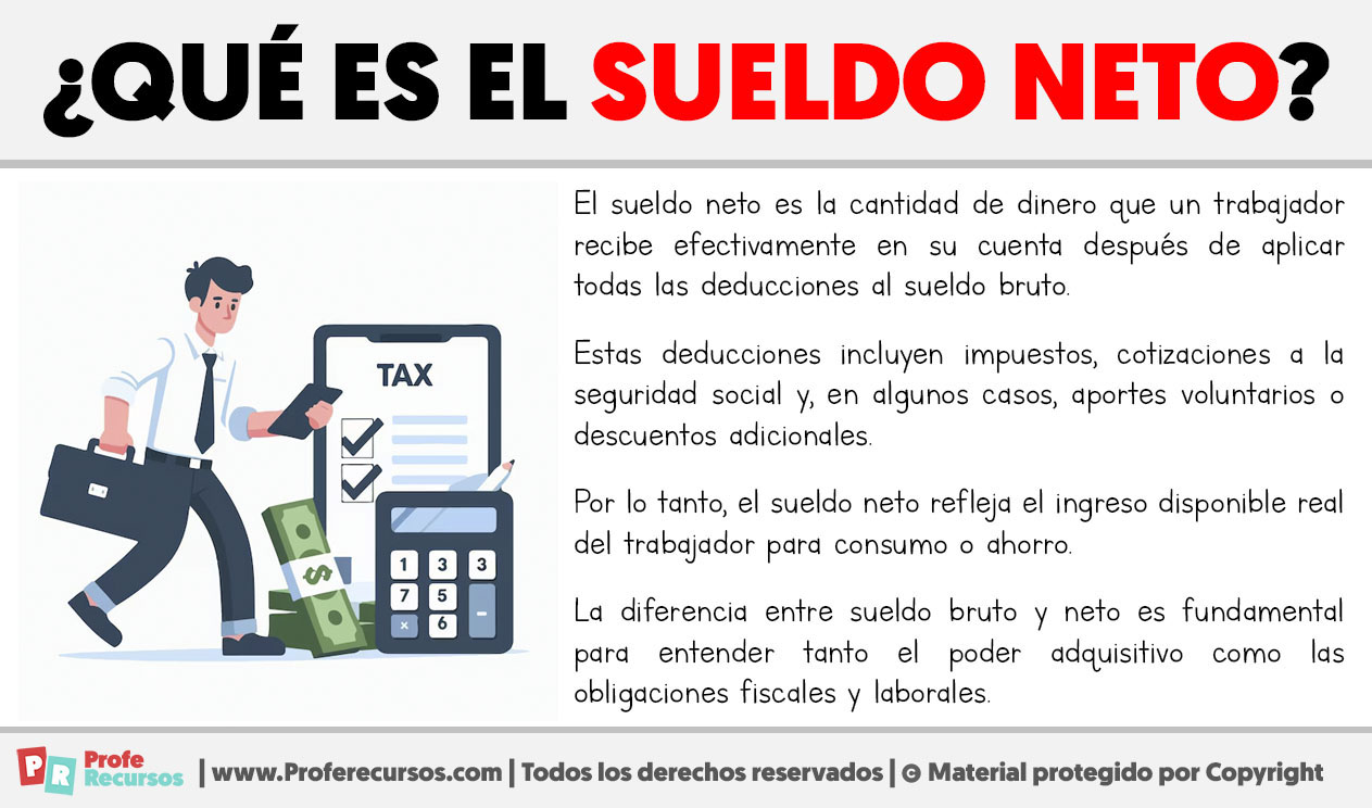 Que es el sueldo neto