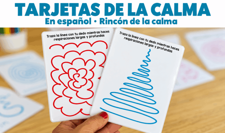 Tarjetas de la calma | Recurso Autoregulacion Imprimible