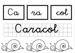 Fichas de Sílabas (3 Sílabas por palabra)