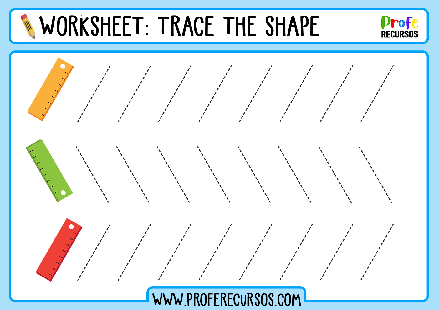 tracing exercises pdf
