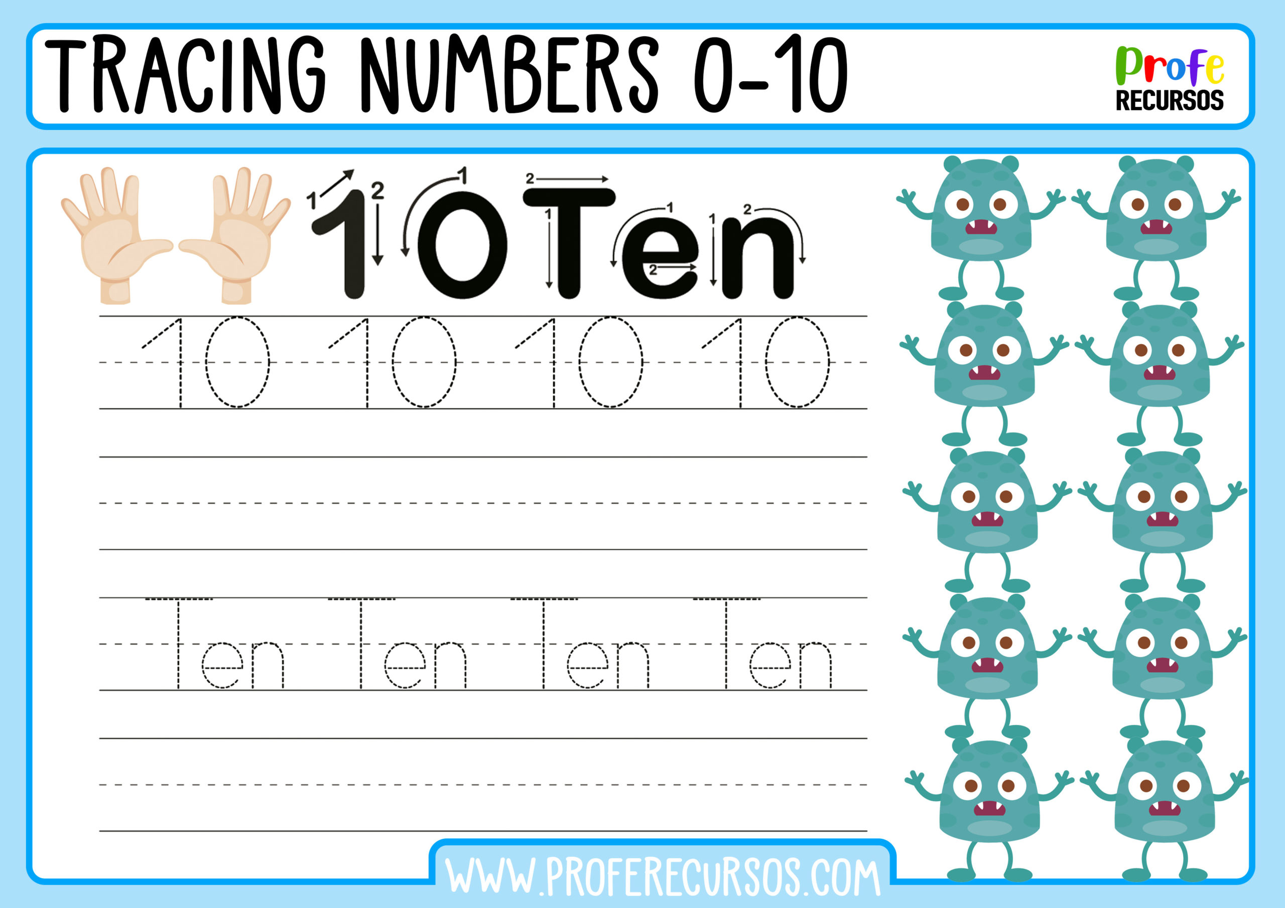 tracing-numbers10