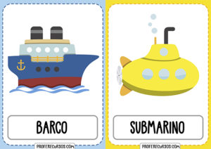 Vocabulario Medios de Transporte (ESP y ING)