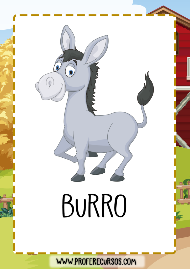 vocabulario_animales_granja_burro_asno