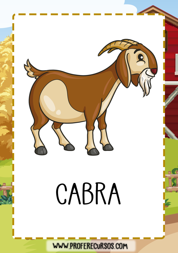 vocabulario_animales_granja_cabra