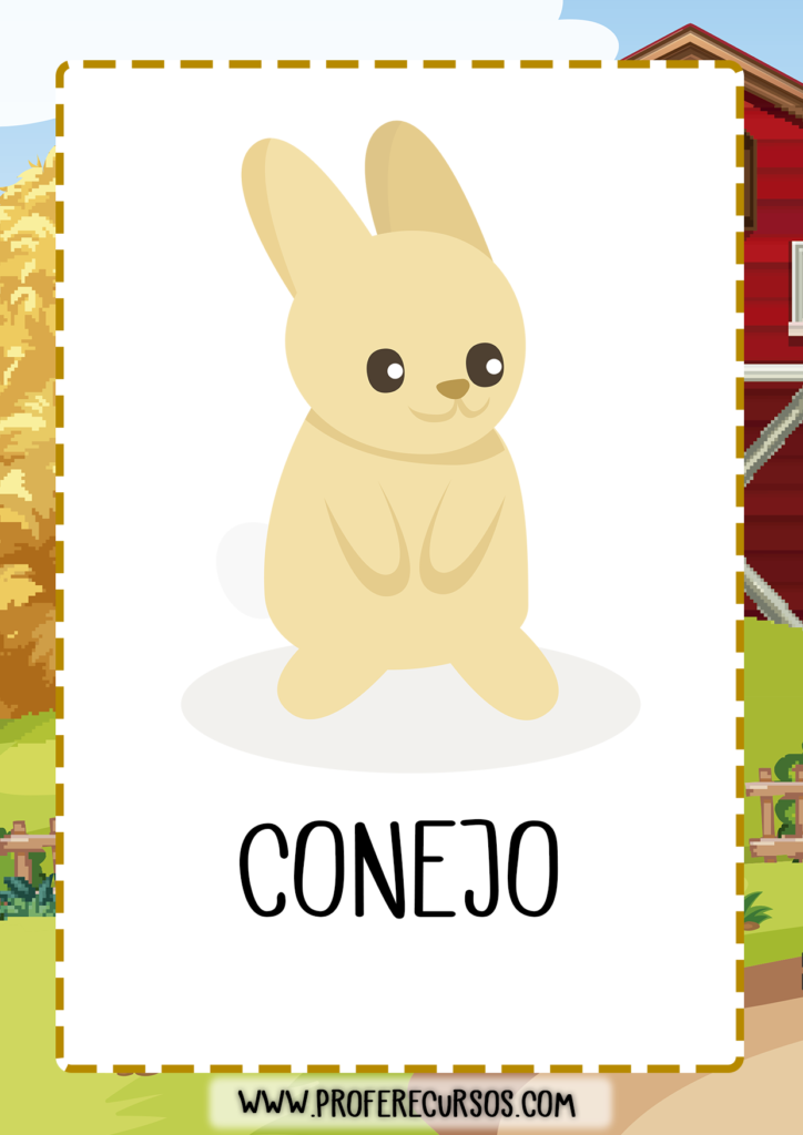 vocabulario_animales_granja_conejo