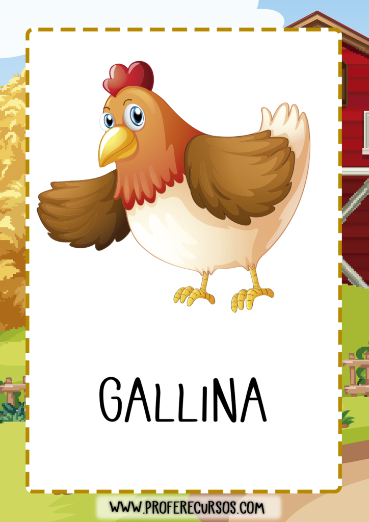 vocabulario_animales_granja_gallina